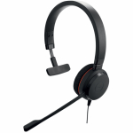 Jabra Evolve 20 Laisvų rankų įranga Vielinis Su lankeliu Biuras / skambučių centras USB A tipo Juoda