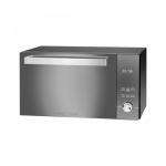 ProfiCook PC-MWG 1204 Veidrodis, Nerūdijančiojo plieno Mikrobangų krosnelė su kepsninės funkcija Stalvir&scaron;is 23 L 800 W