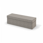 Sleepwell RED/BLACK PLAIN CONTINENTAL BED OTTOMAN / 180x50x47 / VERANO Light Grey (18332)