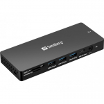 Sandberg 136-61 knyginių kompiuterių dokas / jungčių replikatorius Vielinis USB 3.2 Gen 1 (3.1 Gen 1) Type-C Pilka