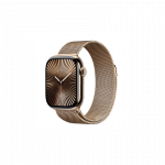Apple Watch Series 10 GPS + Cellular 46mm Natūralus titano korpusas su natūraliu Milanese kilpu - S/M