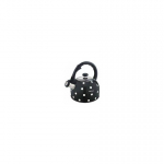 KING Hoff WHISTLING KETTLE BLACK COLOR BODY WITH WHITE DOTS - 2.6L KH 1051