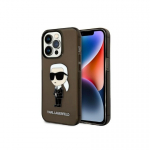 Karl Lagerfeld Karl Lagerfeld dėklas, skirtas iPhone 14 Pro Max 6,7" KLHCP14XHNIKTCK juodas hardcase Ikonik Karl Lagerfeld