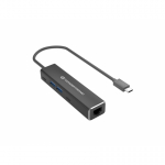 Conceptronic ABBY13B knyginių kompiuterių dokas / jungčių replikatorius Vielinis USB 3.2 Gen 1 (3.1 Gen 1) Type-C Pilka