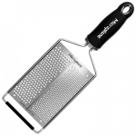 Microplane 45022 Rankinė trintuvė arba pjaustytuvas spiralėmis Plok&scaron;čia trintuvė Juoda, Nerūdijančiojo plieno