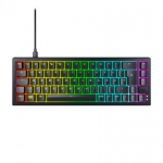 CHERRY K5V2 Compact klaviatūra Žaidimams USB QWERTZ Vokiečių Juoda