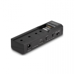 DeLOCK 64252 saugojimo diskų prijungimo stotis USB 3.2 Gen 2 (3.1 Gen 2) Type-C Juoda