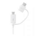 Samsung EP-DG930 USB kabelis USB 2.0 1,5 m USB A USB C/Micro-USB B Balta