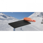 Chipolo LOOP &ndash; Įkraunamas Bluetooth sekiklis su silikono kilpa iOS ir Android, anglų pilkas