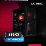 Actina 5901443421580 PC AMD Ryzen&trade; 9 7900 32 GB DDR5-SDRAM 1 TB SSD NVIDIA GeForce RTX 5070 &bdquo;Midi Tower&ldquo; Juoda