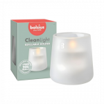 Bolsius Žvakė su kvapu stiklinėje &bdquo;Clean Light&ldquo; &Oslash;95x85mm, 0% kvapo