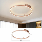 Immax NEO FINO ceiling (wall) luminaire 80cm, 55W, 4285lm Tuya Zigbee 3,0 with remote control. Copper color.