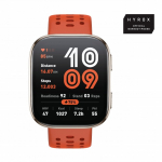 Amazfit Bip 6 Red 5 cm (1.97") AMOLED Skaitmeninis 390 x 450 pikseliai Lietimui jautrus ekranas Auksas GPS (palydovinis)