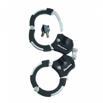 MASTER LOCK MASTER LOCK Street Cuff Slot Juoda, Sidabras 360 mm Žiedo formos spyna