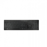 CHERRY KW 9100 SLIM klaviatūra Universalus RD belaidis ry&scaron;ys + &bdquo;Bluetooth&ldquo; QWERTZ &Scaron;veicari&scaron;kas Juoda