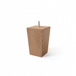 SLEEPWELL SQUARE WOODEN LEGS (6.5x6.5x23 cm)