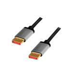 LogiLink CDA0105 &bdquo;DisplayPort&ldquo; kabelis 2 m Juoda, Pilka