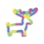 Forever Light Forever Light Neon LED Light ELK multicolor Bat + USB FLNE12 &Scaron;viečianti figūrėlė