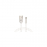 Swissten 71522203 USB kabelis USB 2.0 1,2 m USB A Micro-USB B Sidabras