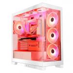Modecom Volcano SPACE APEX ARGB MIDI &bdquo;Midi Tower&ldquo; Balta