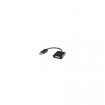 Savio CL-91 vaizdo kabelio adapteris 0,2 m DisplayPort DVI Juoda