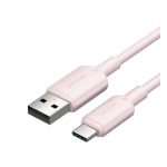 Vention USB 2.0 A į USB-C 3A kabelis Vention CTQPH 2M (rožinis)