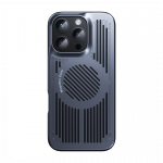 Benks Dėklas Magnetic Biliz Cooling Dėklas (0066) skirtas Apple iPhone 16 Pro Max pilkos spalvos