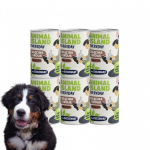 ANIMAL ISLAND ANIMAL ISLAND Kiekvieną dieną ver&scaron;iena ir triu&scaron;is &scaron;uniukams 400 g skardinė