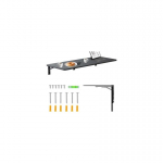 Maclean &bdquo;Maclean&ldquo; sulankstoma lentyna/stalvir&scaron;is, juoda, 100 x 40 cm, maks. 50 kg, MC-128 B