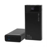 Blow I&scaron;orinė baterija 20000mAh QC+PD PB20E JUODA
