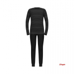 Odlo Vaikų apatinio trikotažo komplektas Odlo Set long ACTIVE WARM ECO SET dydis 140cm juoda-pilka