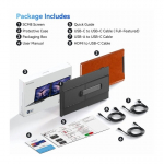 Blackview 15,3" ne&scaron;iojamas dvejopas monitorius SCM8