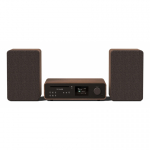 Pure Micro HiFi Classic Stereo Namų garso mikro sistema 50 W Juoda, Rie&scaron;utmedžio