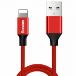 Baseus 6953156253001 mobiliojo telefono laidas Raudona 1,2 m USB A Lightning