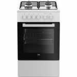 Beko FSS52020DW Pastatoma viryklė Elektrinis Dujinė Balta