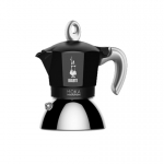 Bialetti Moka Induction Mokos gaminimo indas 0,4 L Juoda, Sidabras
