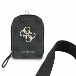 Guess Crossbody Strap PU 4G Metal Logo + Purse Black