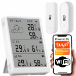 Tuya Smart Weather Station with Indoor & Outdoor Sensors WiFi TUYA