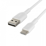 Belkin CAB001BT2MWH USB kabelis 2 m USB A USB C Balta