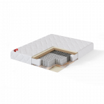 Sleepwell RED ORTHOPEDIC SPRING MATTRESS / 180x21x200 / hard / Bamboo Stretch White