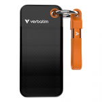 Verbatim Pocket SSD 1 TB C tipo USB 3.2 Gen 2 (3.1 Gen 2) Juoda, Oranžinė