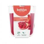 Bolsius Kvapiosios žvakės stiklinė &bdquo;True Scents&ldquo; &Oslash;97x85mm, granato spalv