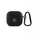 Mercedes-Benz Mercedes MEA4CSLBK AirPods 4 cover czarny|black Leather M