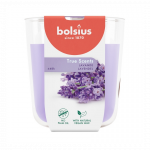 Bolsius Žvakių kvapo stiklinis indelis &bdquo;True Scents&ldquo; &Oslash;97x85mm, levandų s