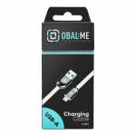 OBAL:ME Plonas USB-A|Lightning kabelis baltas