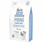 Brit Care Sensitive Grain Free Venison 2 kg Suaugusių Su elniena
