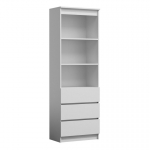 Topeshop RS-60 OLIMP BIEL knygų lentyna biurui