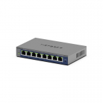 NETGEAR GS108Ev4 Ne-valdomas L2/L3 Gigabit Ethernet (10/100/1000) Pilka
