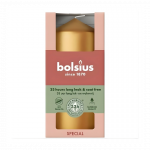 Bolsius Žvakės cilindras &Oslash;120x58mm aukso spalvos