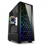 Sharkoon RGB LIT 100 &bdquo;Midi Tower&ldquo; Juoda